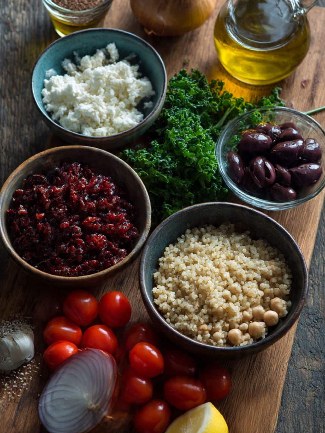 mediterranean quinoa power bowl