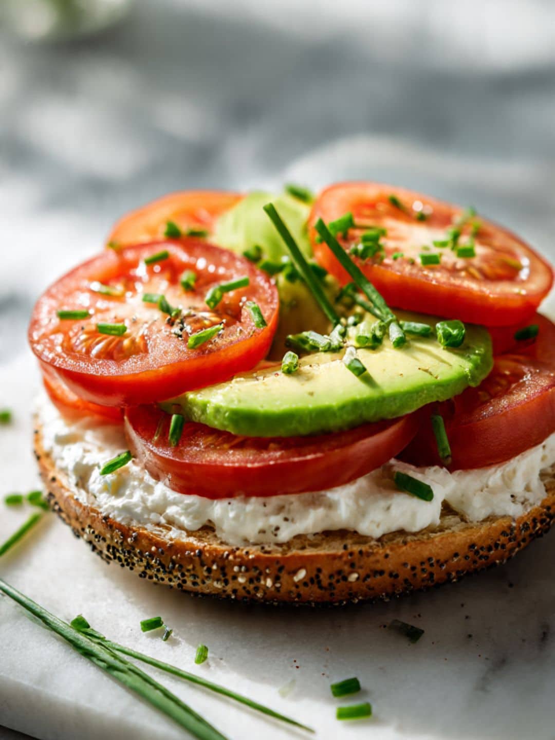Bagels with Cream Cheese 2