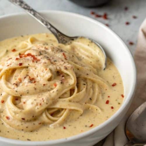 creamy jerk Alfredo 1