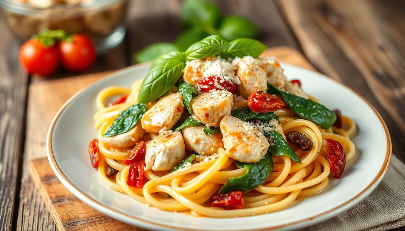 Creamy Tuscan Chicken Pasta: Easy Weeknight Dinner