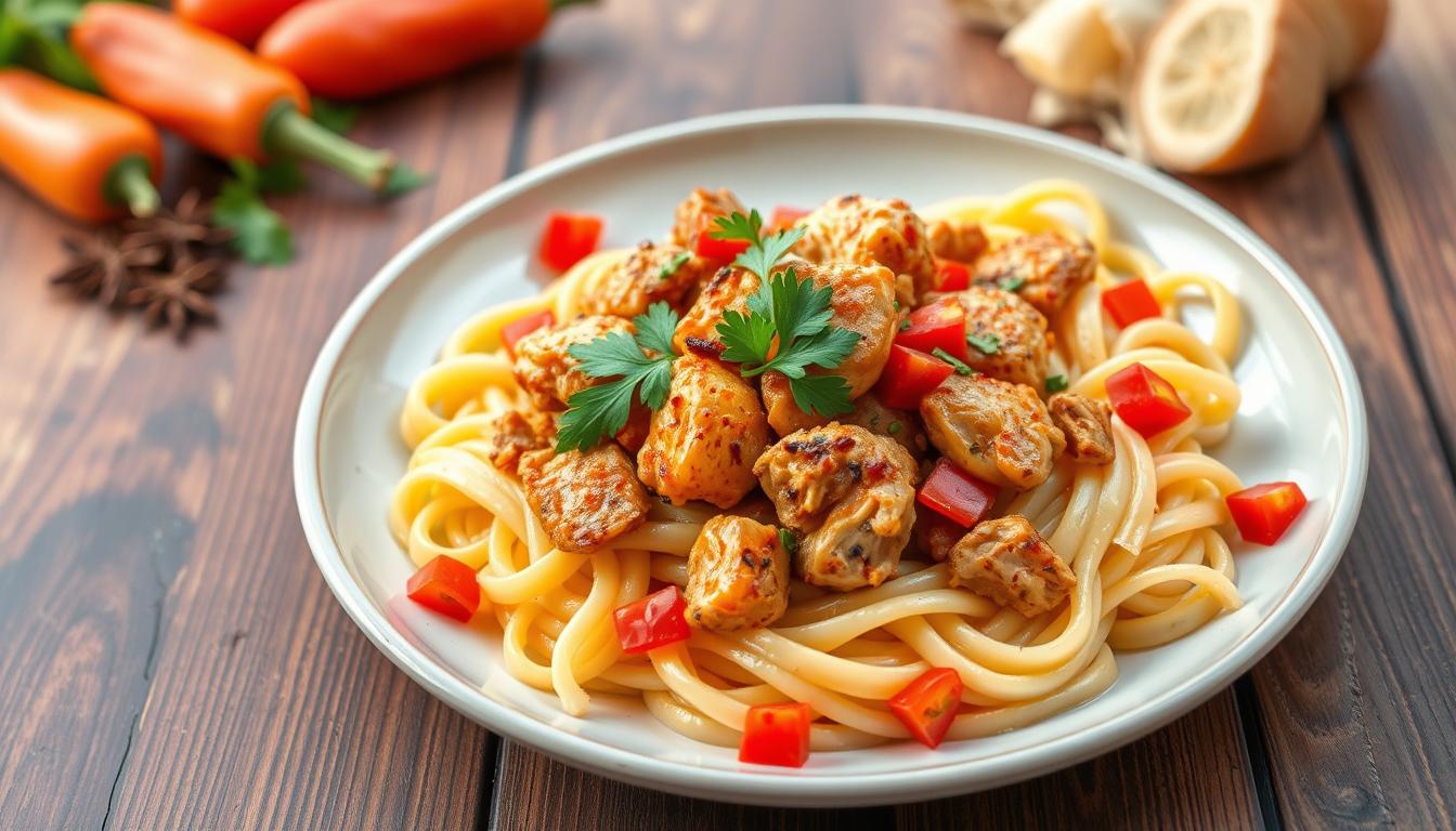 Delicious Jerk Chicken Pasta Recipe | Easy Dinner Idea
