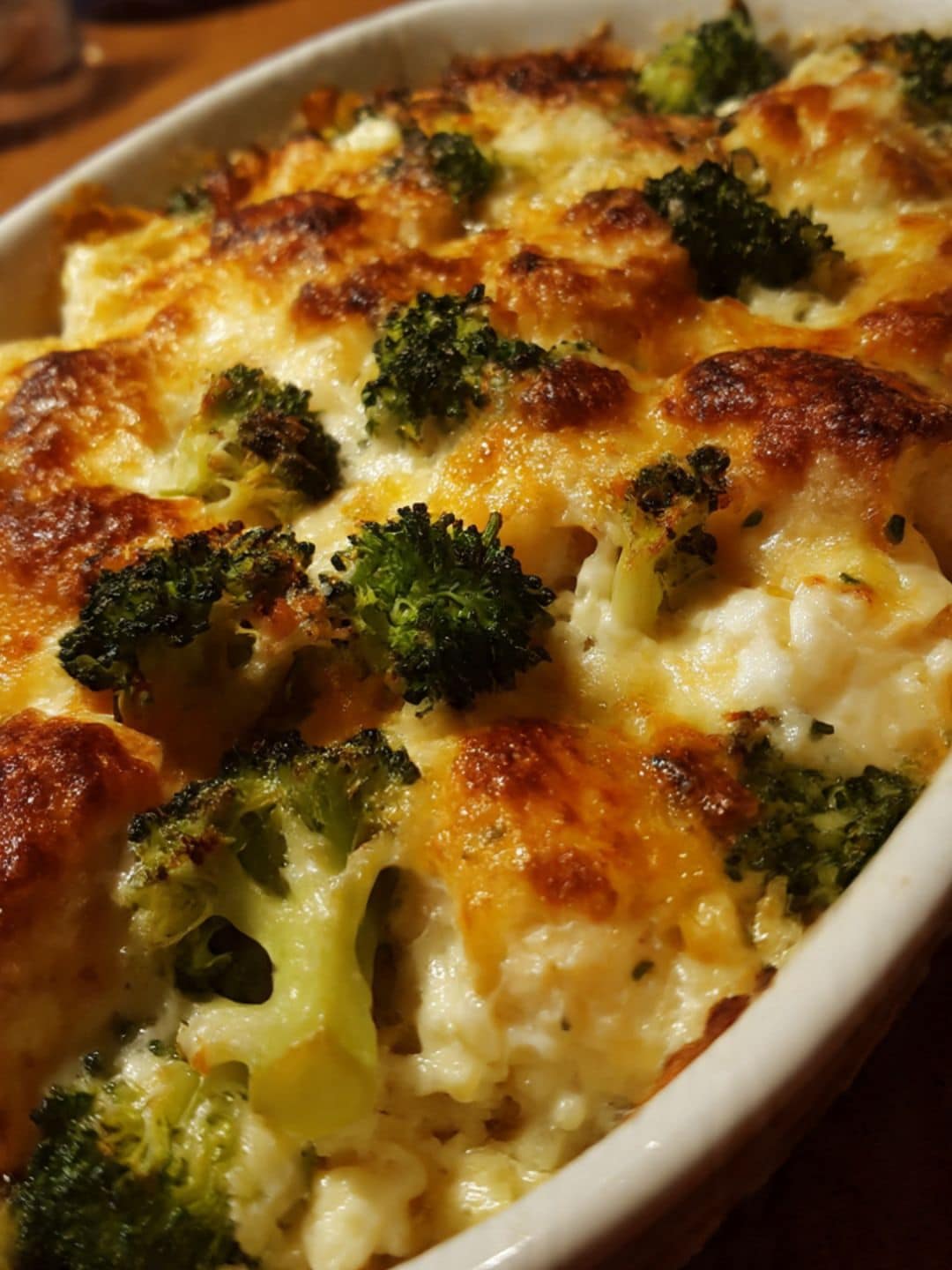 Chicken, Broccoli, and Cottage Cheese Casserole