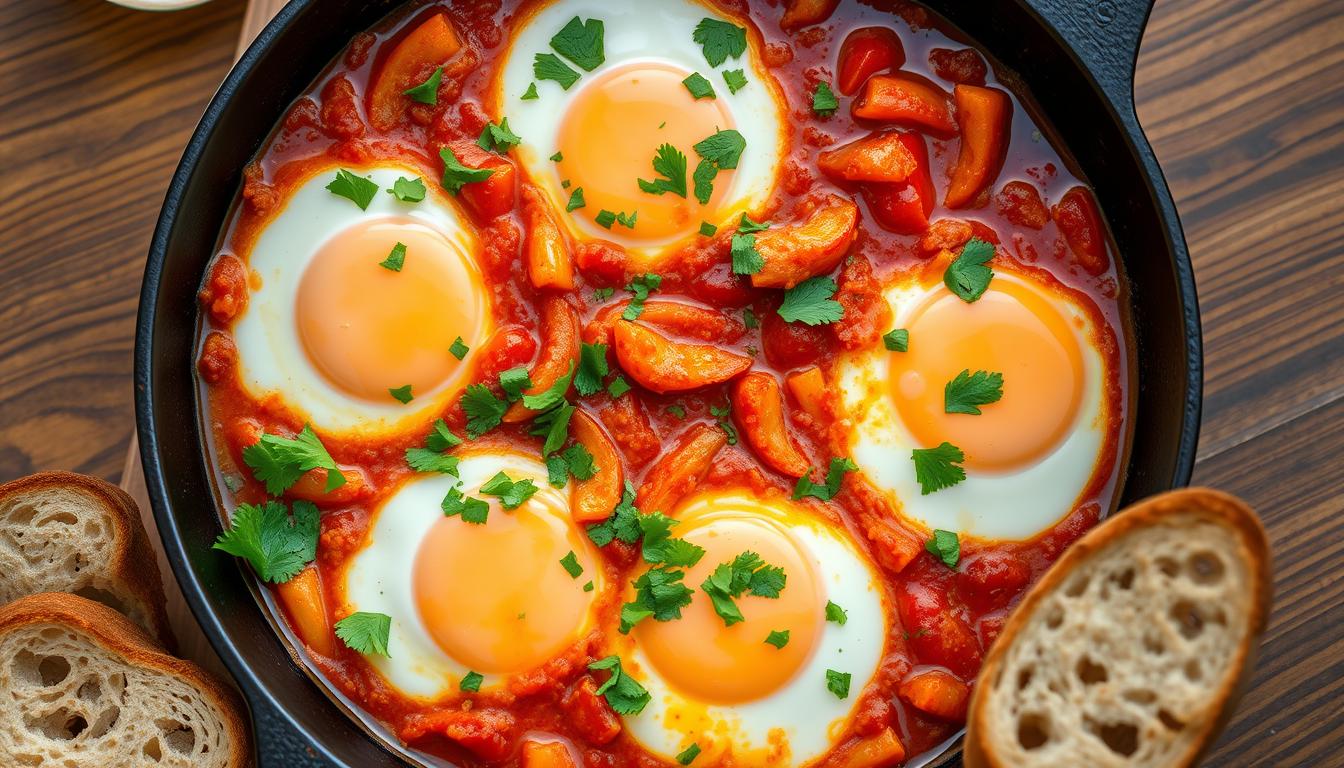 Easy Shakshuka Recipe: Mediterranean Eggs in Tomato Sauce