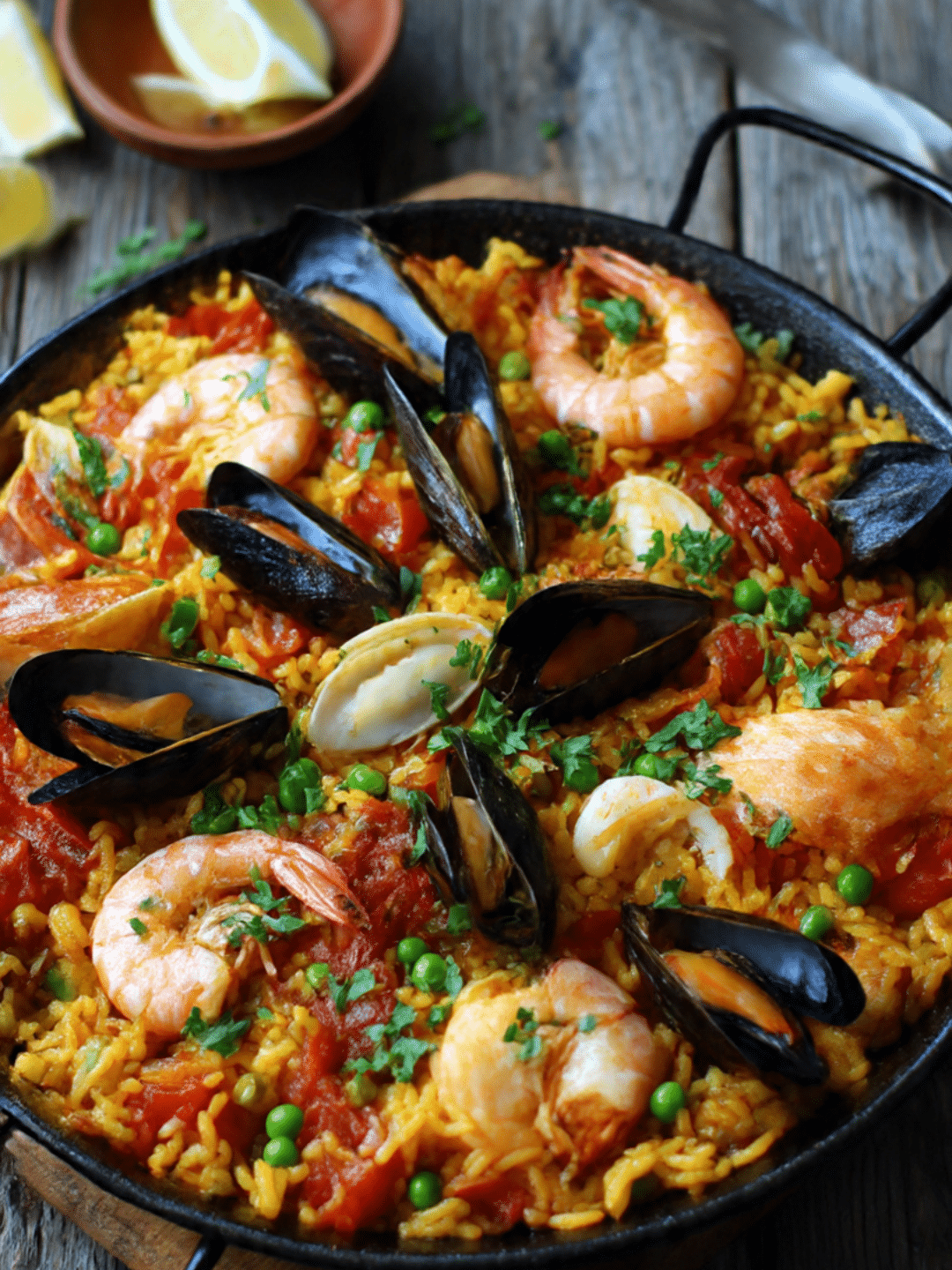Quick Seafood Paella Recipe