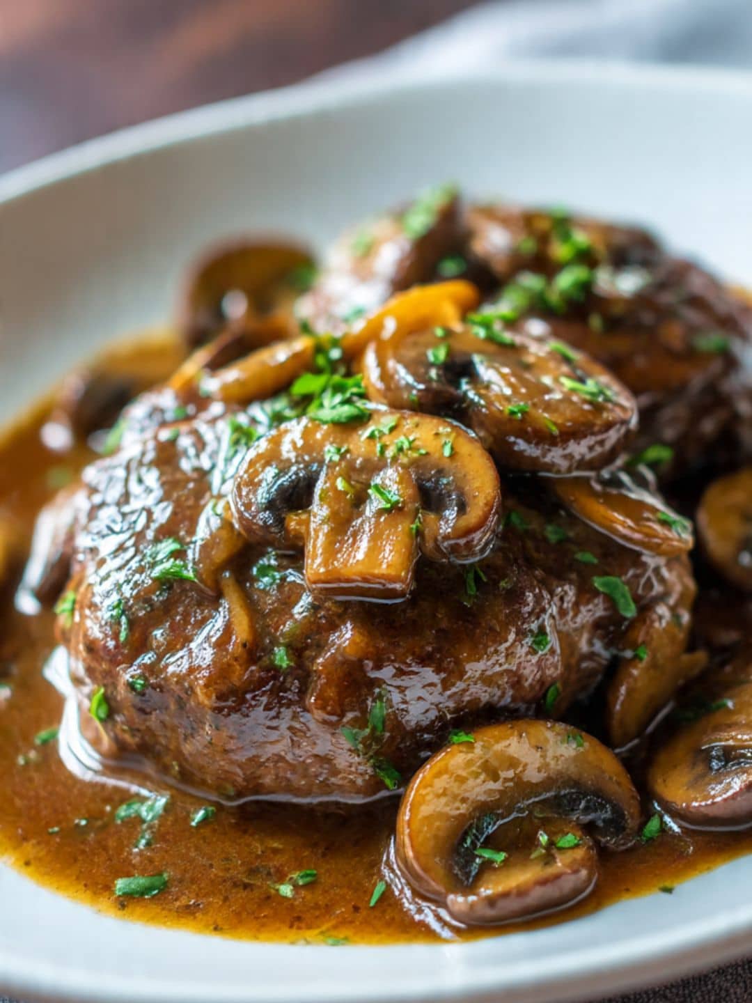 Salisbury Steak With Mushrooms 2 1