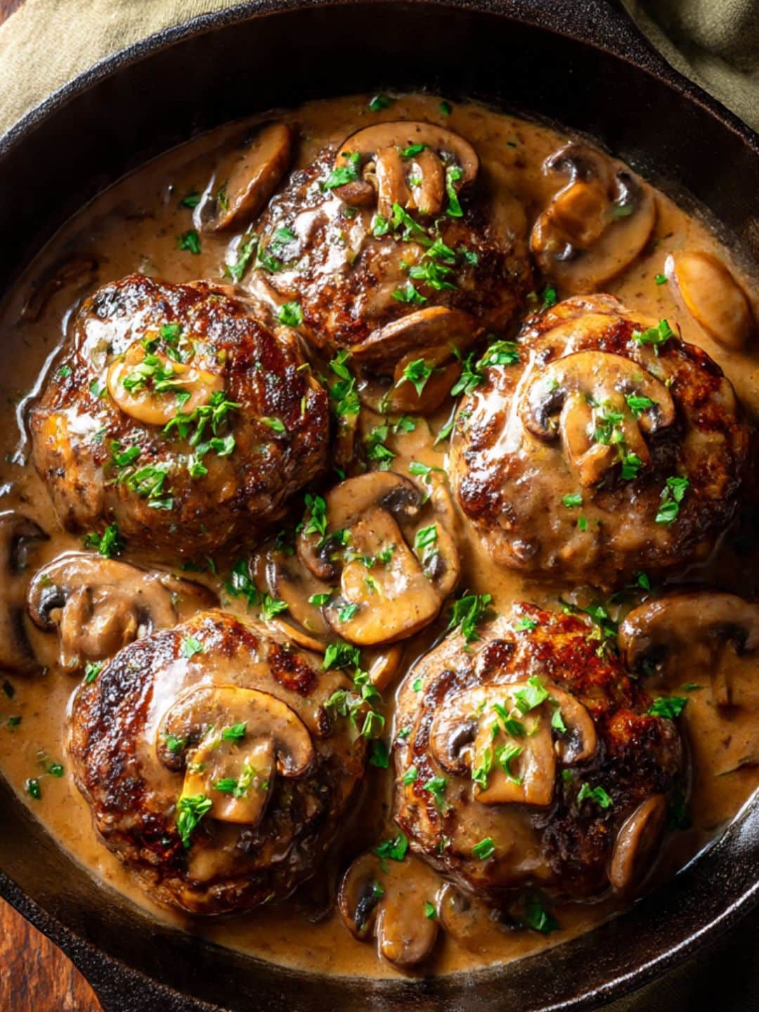 Salisbury Steak With Mushrooms 2