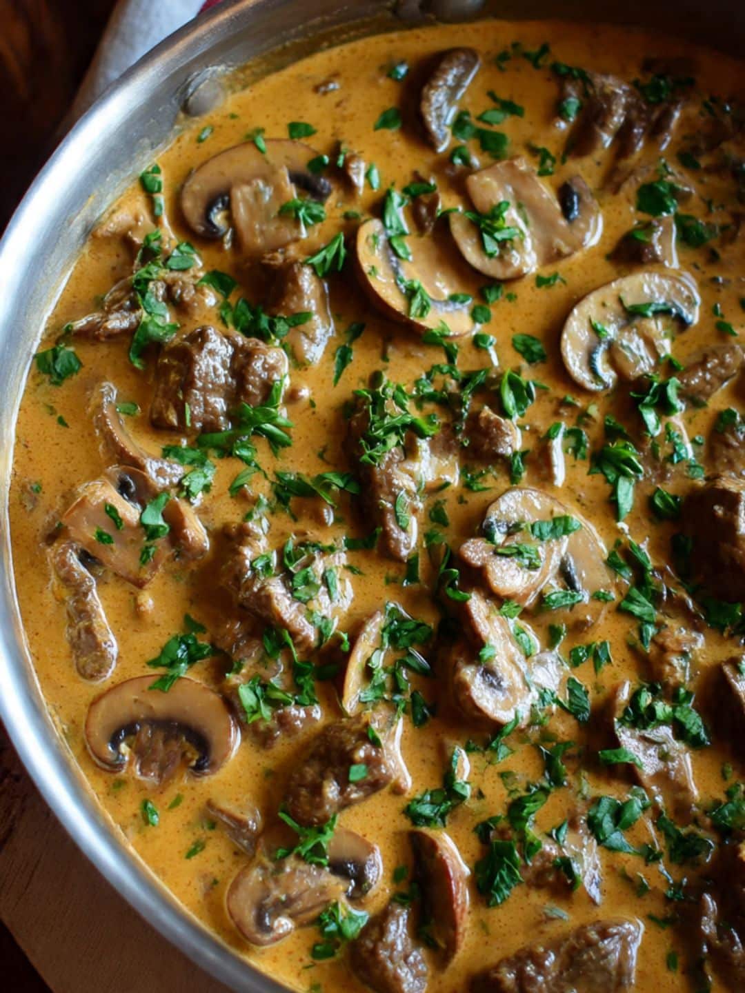 Simple Beef Stroganoff