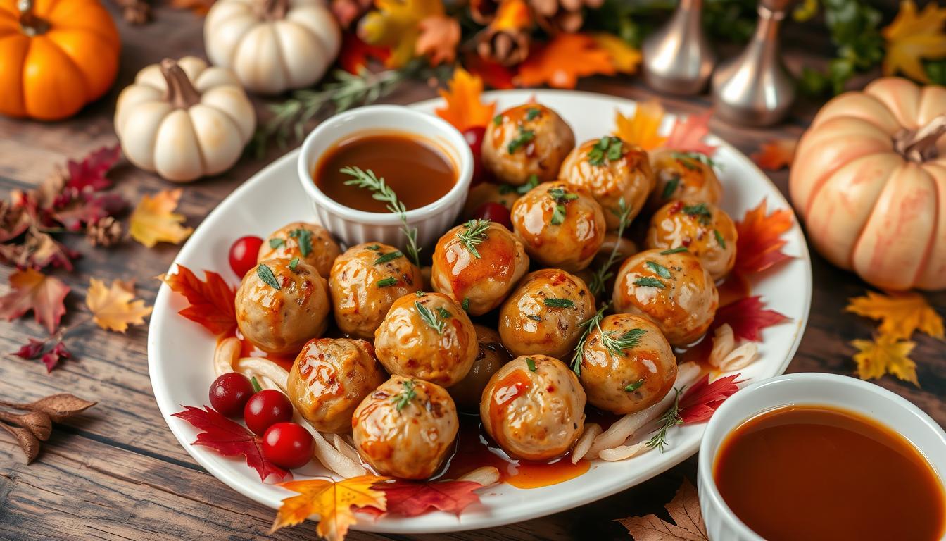 Easy Thanksgiving Turkey Meatballs | Holiday Recipe