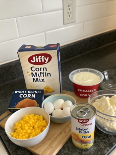 jiffy corn casserole ingredients jiffy corn muffi