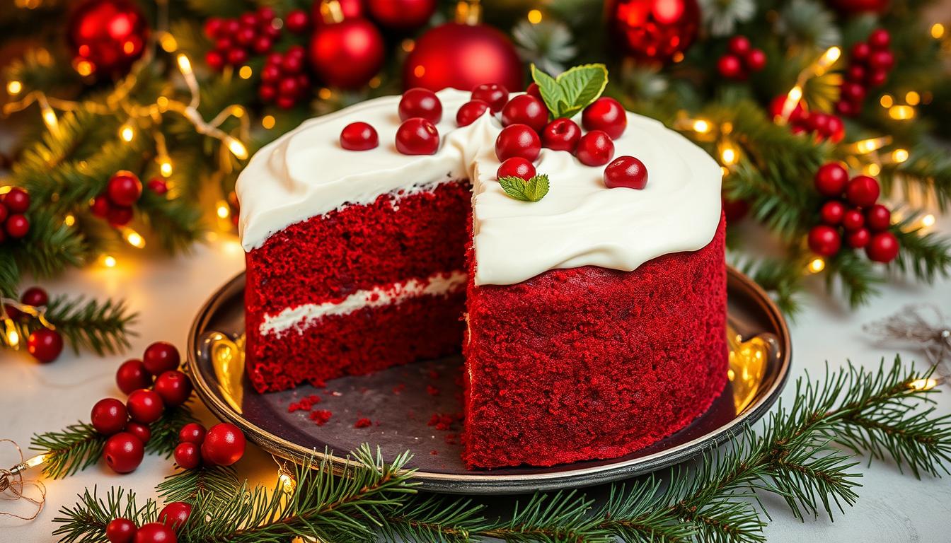 Red Velvet Poke Cake