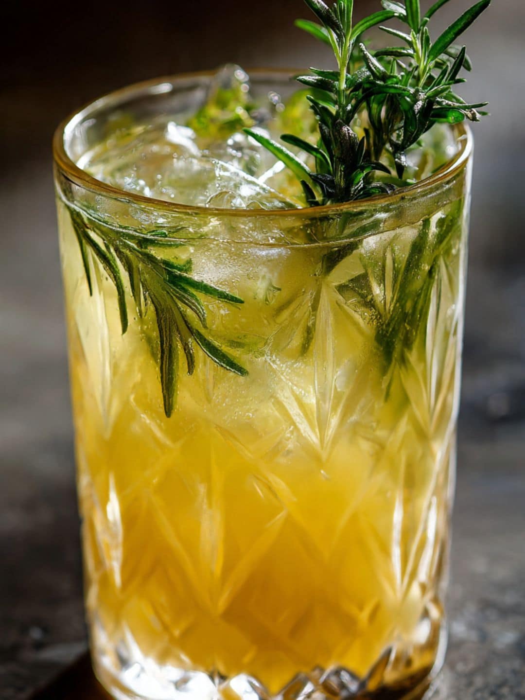 Natural mounjaro recipe herbal tea in glass mug