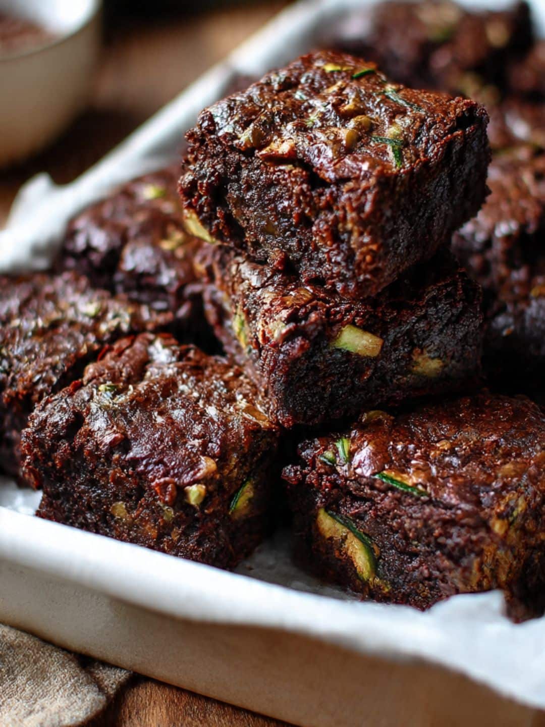 Zucchini brownie recipe