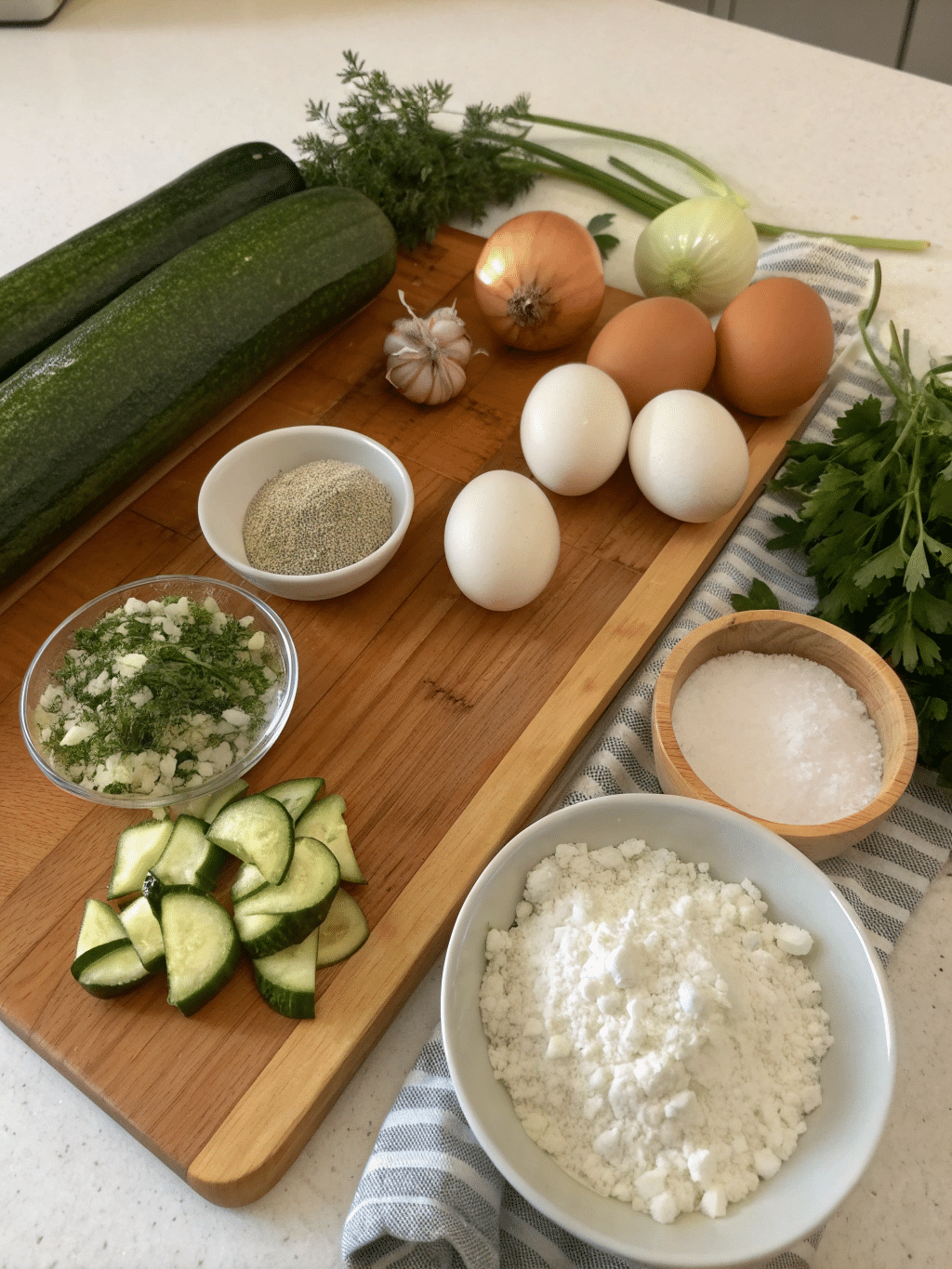 ingredients zucchini fritters recipe