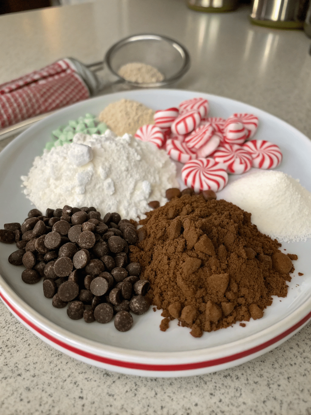 Double Chocolate Peppermint Cookies