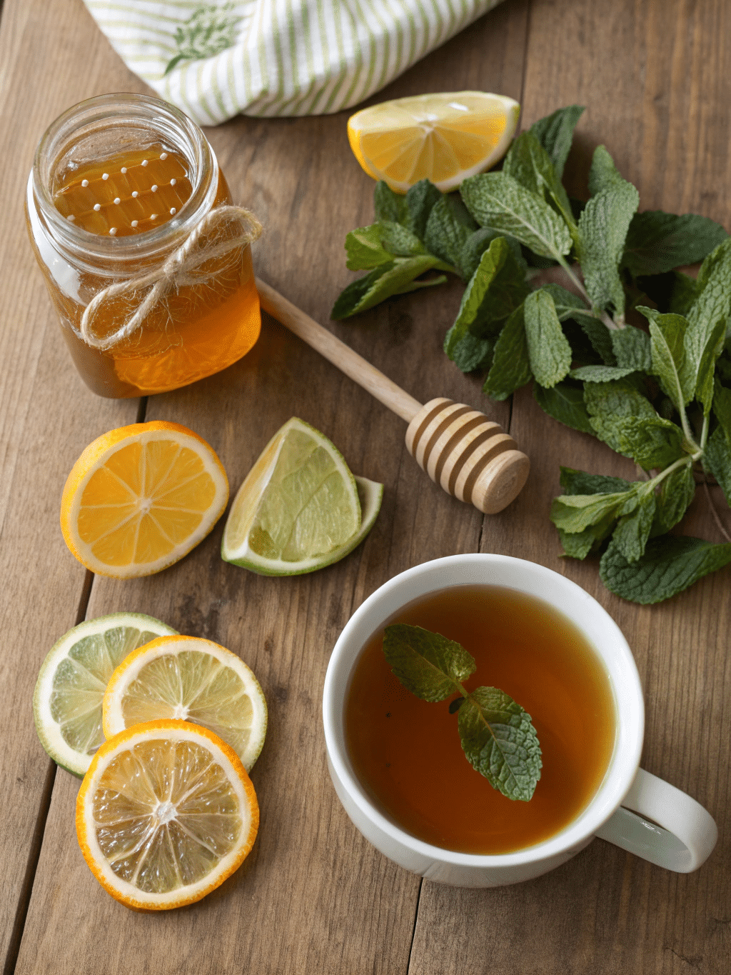 ingredients starbucks honey citrus mint tea 1