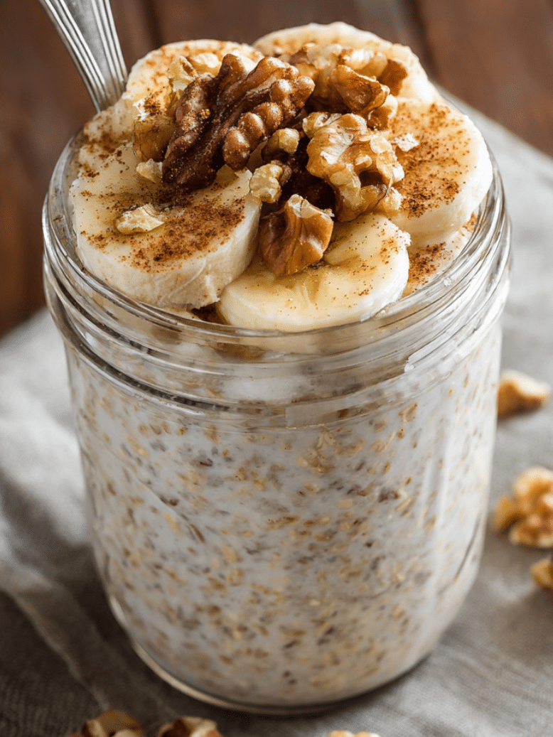 Banana overnight oats 2
