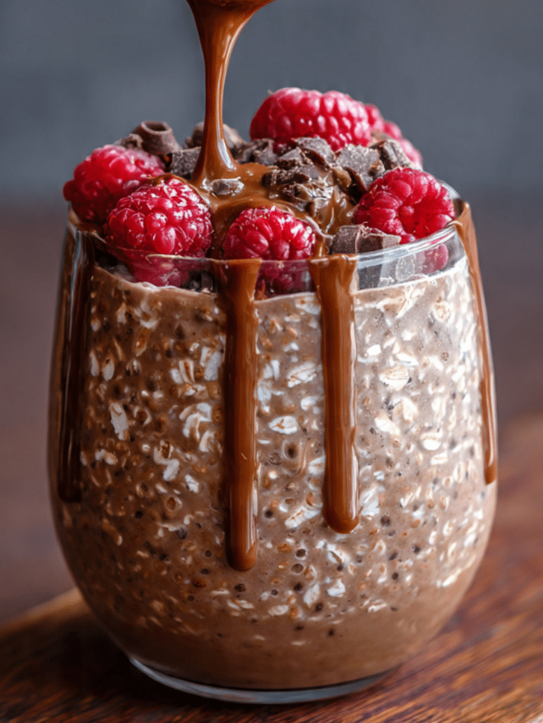 Chocolate overnight oats 2