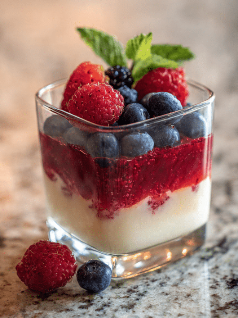 Jillian Michaels Gelatin Recipe warm drink in glass mug with lemon