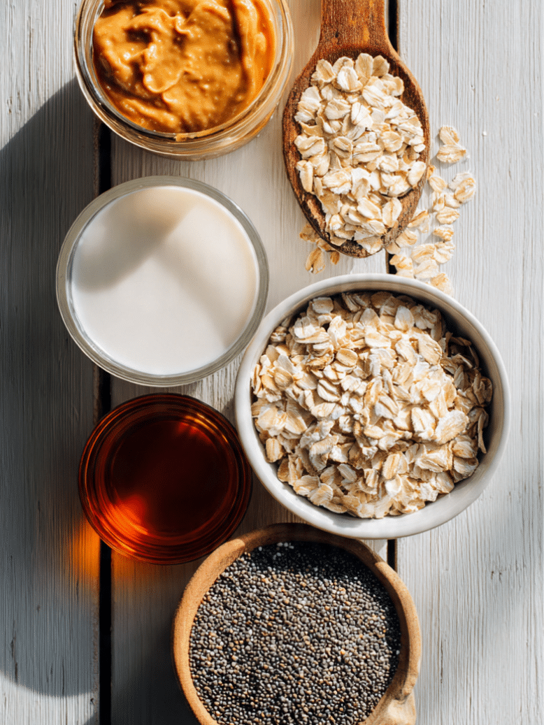 Peanut butter overnight oats 2