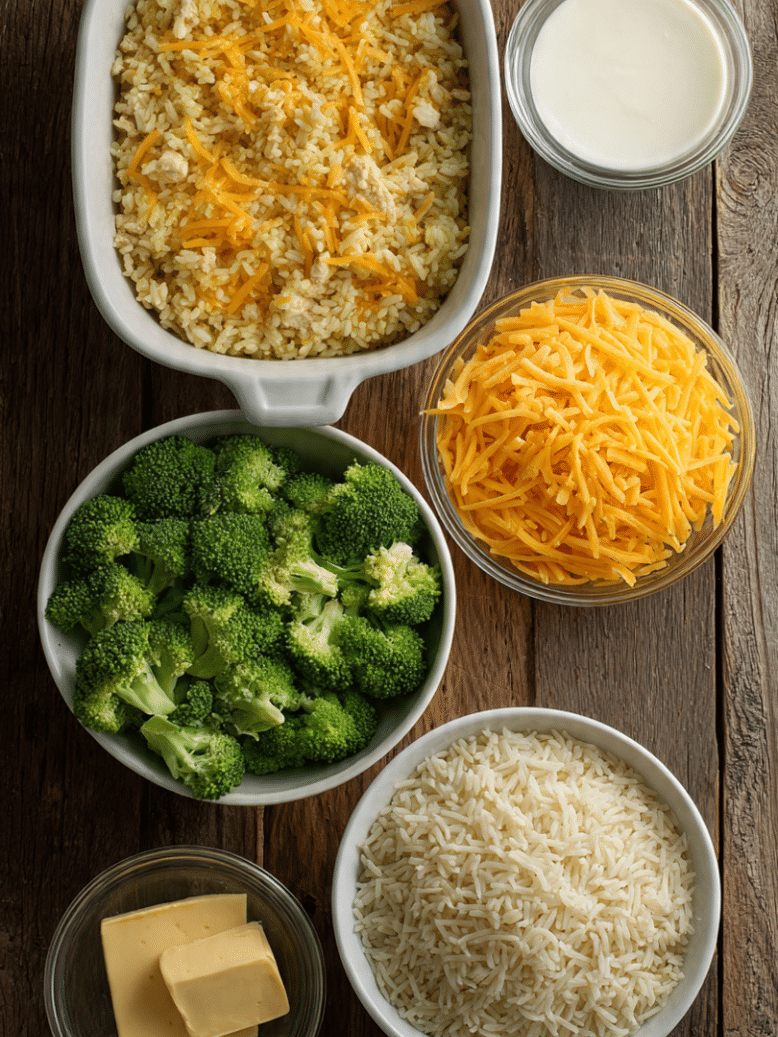 Cheesy Chicken Broccoli Rice Casserole (1) Cheesy Chicken Broccoli Rice Casserole 1