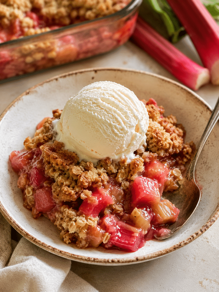 Easy Rhubarb Desserts