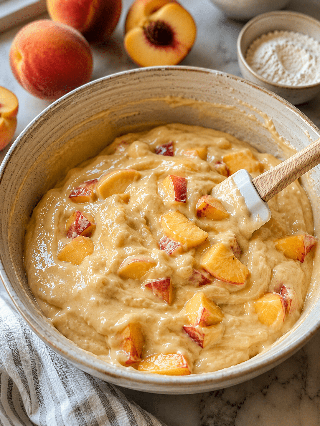 Fresh Peach Cake 1
