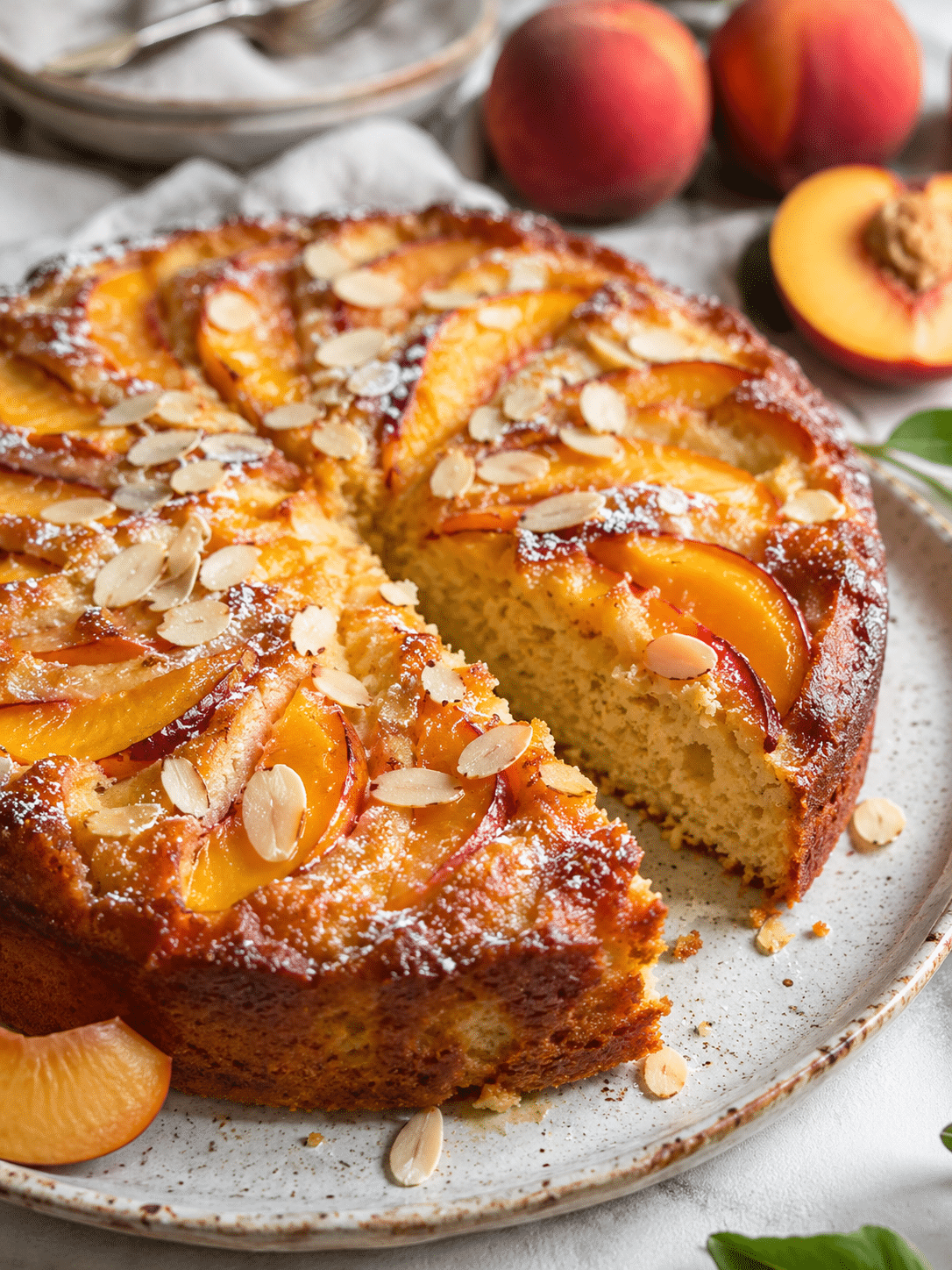 Fresh Peach Cake