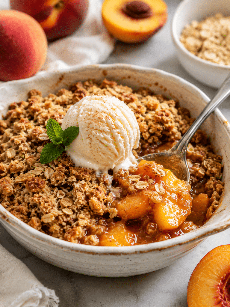 Gluten-Free Peach Crisp: The Best Easy Summer Dessert You’ll Ever Make