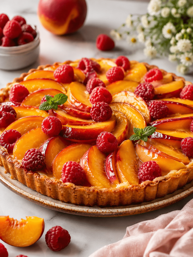 Peach and Raspberry Tart: The Summer Dessert You’ll Make Again and Again