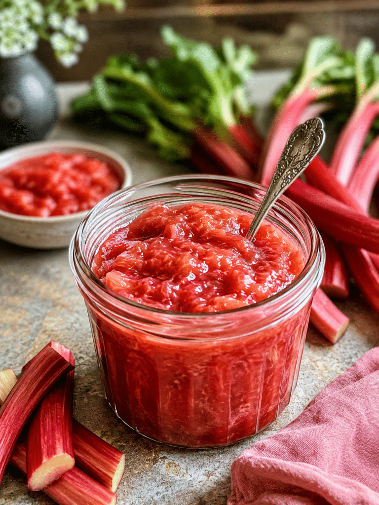 Rhubarb Sauce Recipe: Easy, Tart, and Irresistibly Versatile