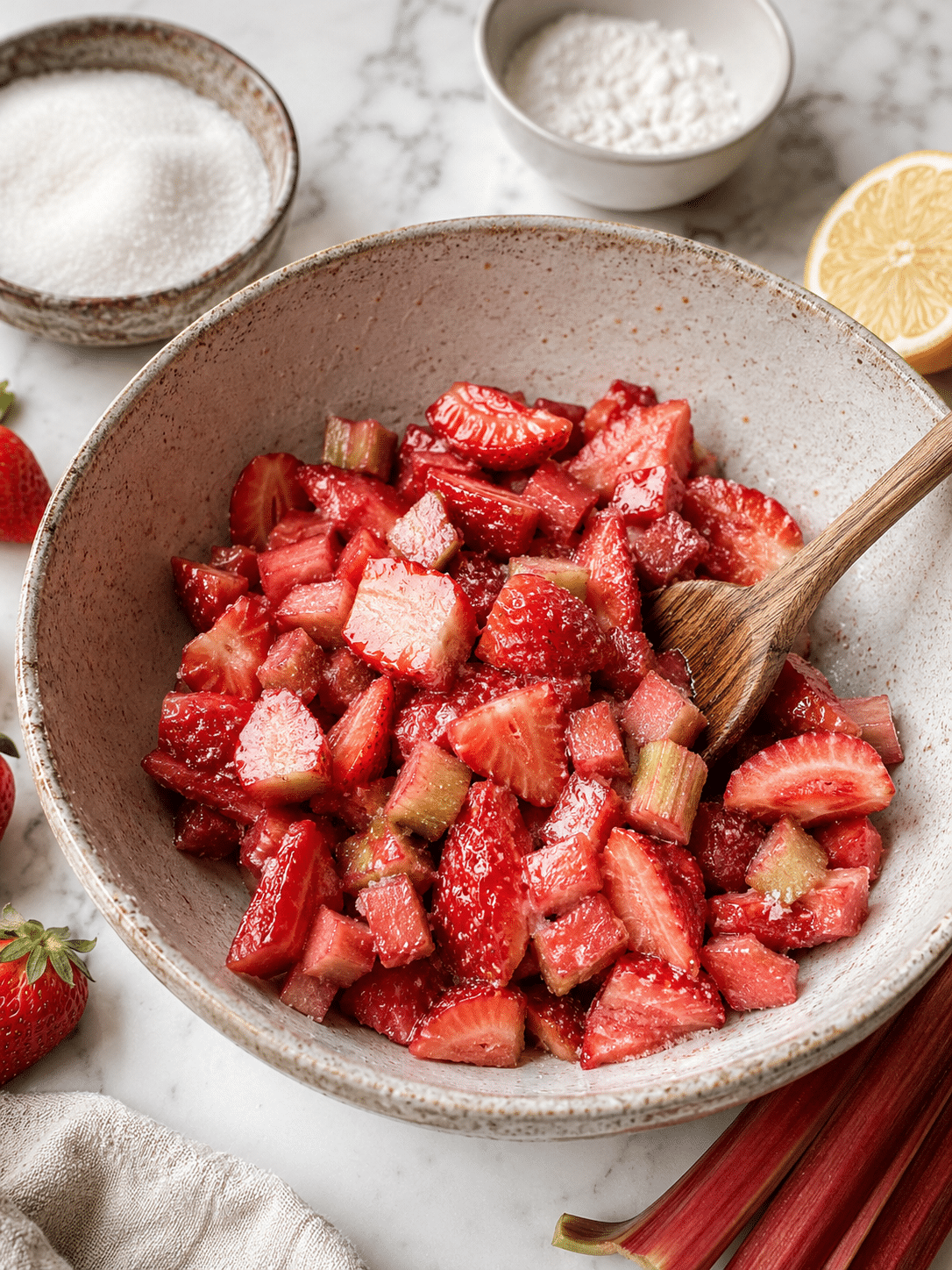 strawberry rhubarb galette 2