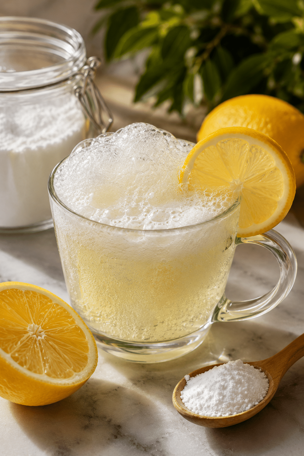 Baking Soda and Lemon Juice For Weight Loss: Safe Truth & Recipe 1 Baking Soda and Lemon Juice For Weight Loss safer lemon water drink with mint