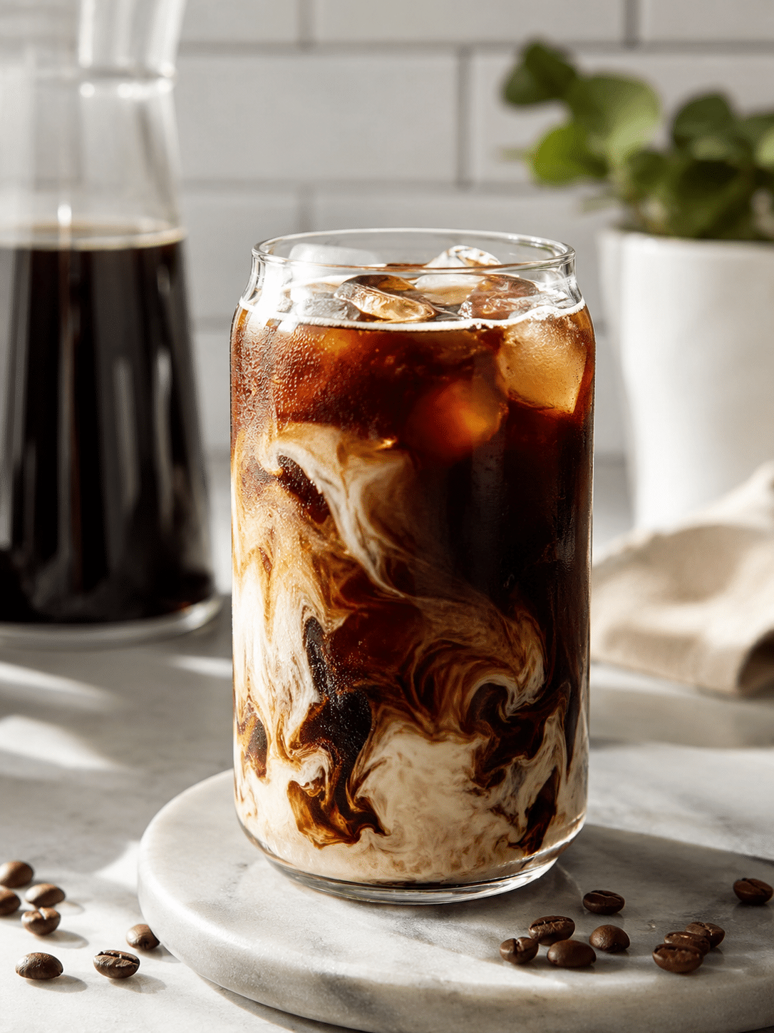 Cold Brew Coffee Recipe: Easy Overnight Iced Coffee 1 Cold Brew Coffee Recipe served over ice in a tall glass